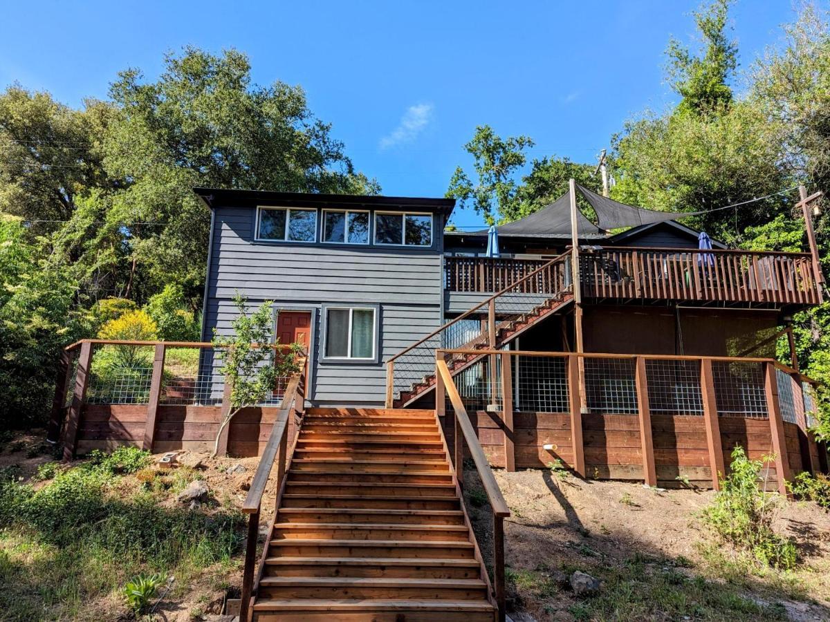 Rivers Breeze Relaxing Riverside Cabin With Private Suite Kayaks Healdsburg Exterior foto